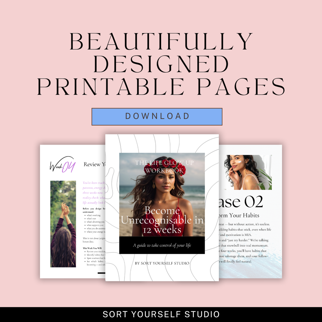 The 12-Week Workbook That Will Quiet Your Mind, Build Self-Worth, Fix Your Routines, Upgrade Your Identity, and Change Your Life