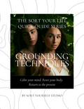 Book cover of 'Grounding Techniques' from the Sort Your Life Quick Guide Series.
