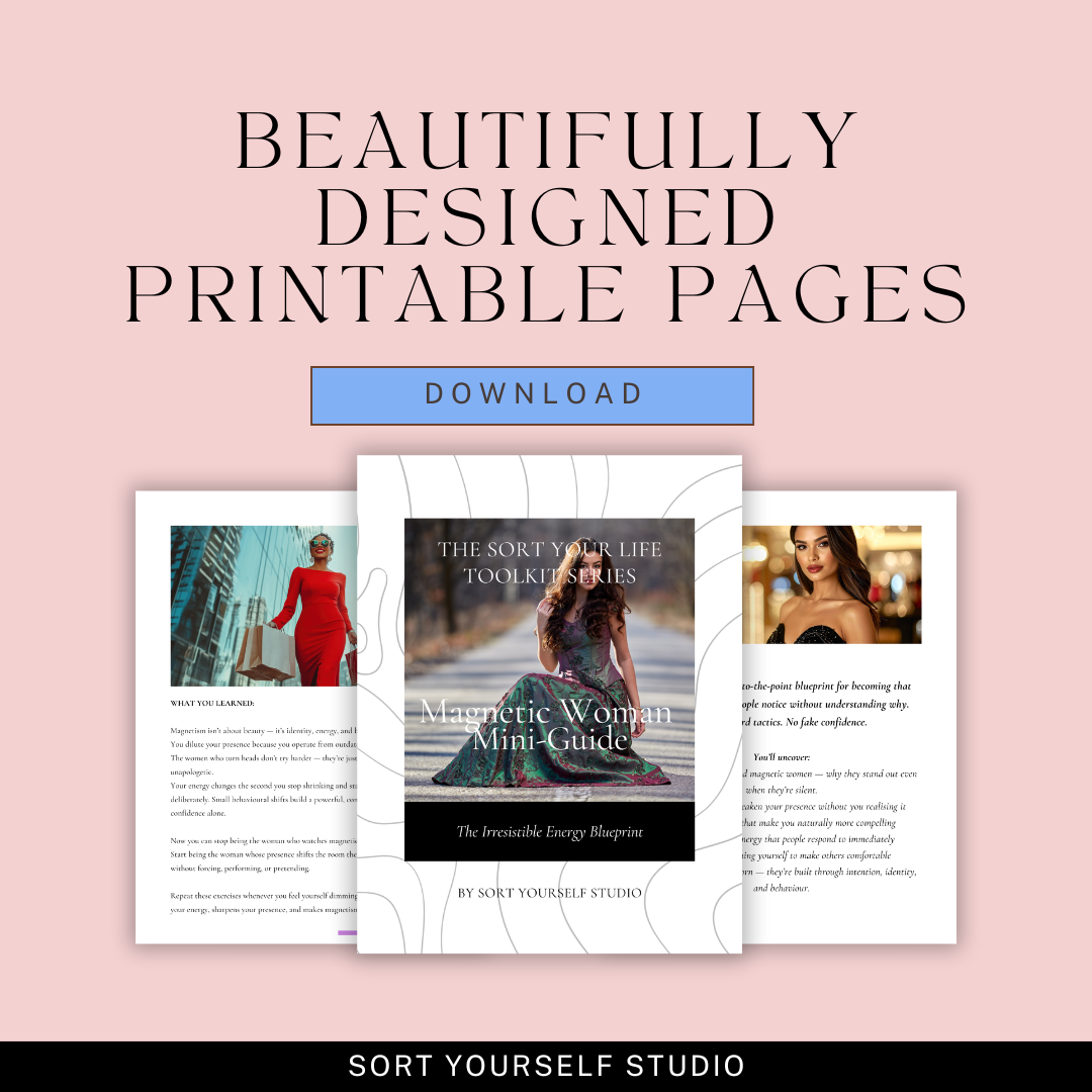 Psychology-based self-help guides for women who want confidence, clarity, and real life transformation. Actionable worksheets designed to break patterns, reduce stress, and build lasting habits